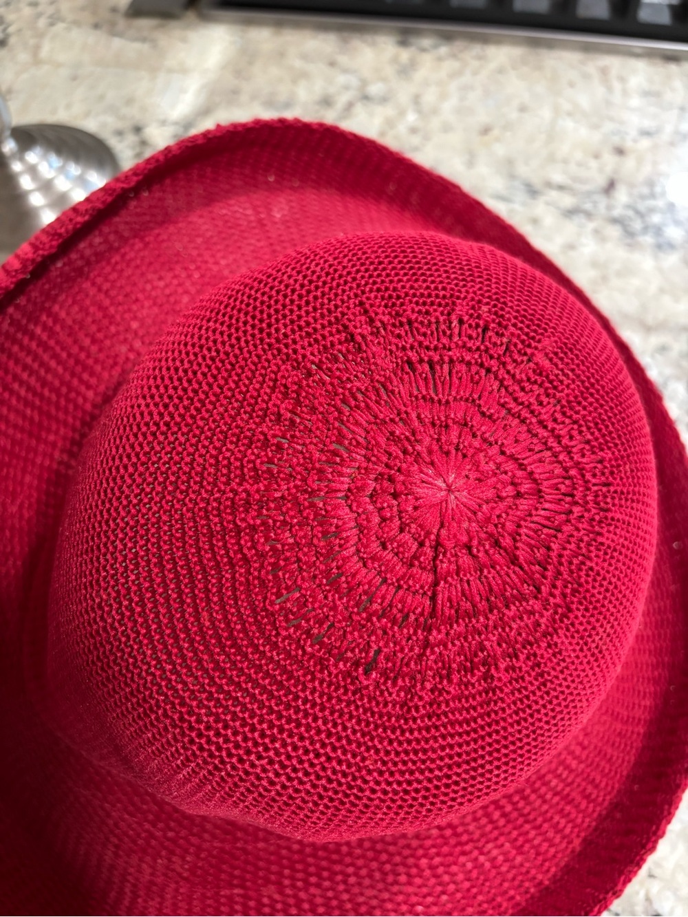 Wallaroo Cranberry Packable Sunhat - Picture 6 of 7